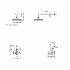Burlington Avon Exposed Thermostatic Shower Kit With 12" Shower Head -Vado Sale Store burlington avon af1s tech
