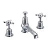 Burlington Claremont 3 Tap Hole Basin Mixer With Pop-up Waste -Vado Sale Store burlington claremont 3th bm std
