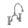 Burlington Claremont Regent 2 Tap Hole Arch Basin Mixer With Curved Spout -Vado Sale Store burlington claremont arch bm std