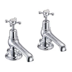 Burlington Claremont Regent Deck Mounted Bath Pillar Taps -Vado Sale Store burlington claremont bath pillars reg