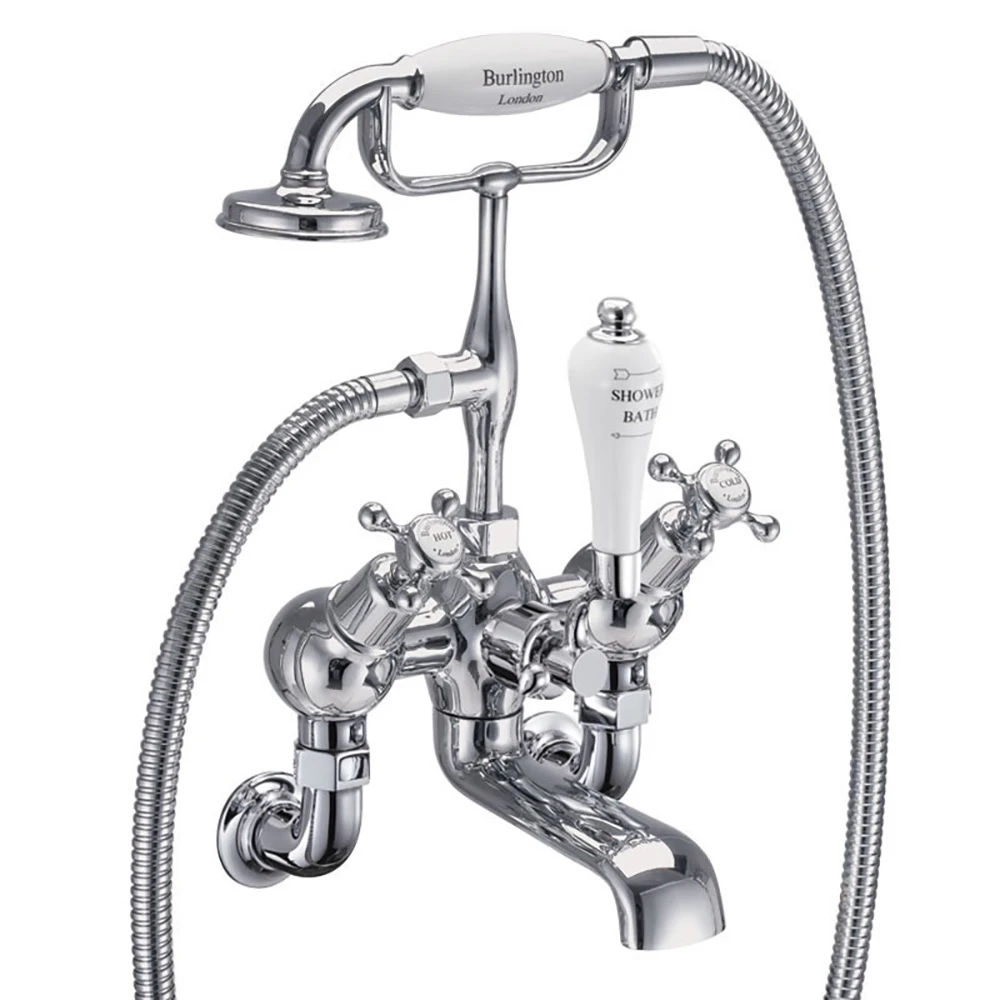 Burlington Claremont Wall Mounted Angled Bath Shower Mixer With S Adjuster 3 Burlington Claremont Wall Mounted Angled Bath Shower Mixer With S Adjuster