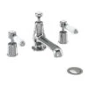 Burlington Kensington 3 Tap Hole Basin Mixer With Pop-up Waste
