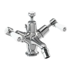 Burlington Kensington Bidet Mixer Tap With Pop Up Waste