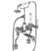 Burlington Kensington Regent Tall Deck Mounted Bath Shower Mixer With Straight Valves