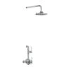 Burlington Stour Exposed Thermostatic Shower Valve With 12" Fixed Shower Head -Vado Sale Store burlington stour fixed head