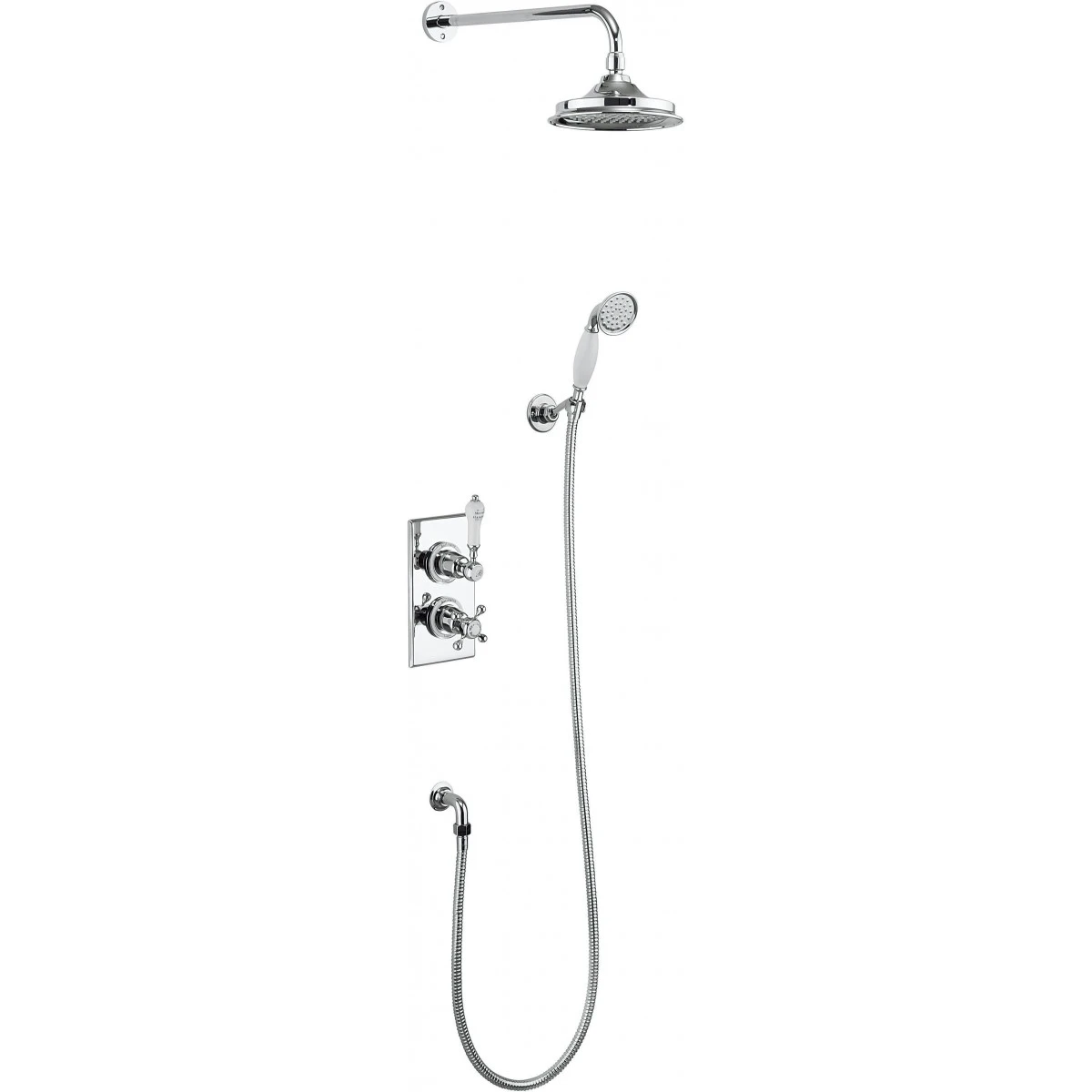 Burlington Trent Concealed Thermostatic Shower Kit With 12" Shower Head 3 Burlington Trent Concealed Thermostatic Shower Kit With 12" Shower Head