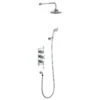 Burlington Trent Concealed 2 Outlet Thermostatic Shower Kit With 12" Shower Head