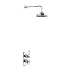 Burlington Trent Concealed Thermostatic Shower Kit - 12" Shower Head