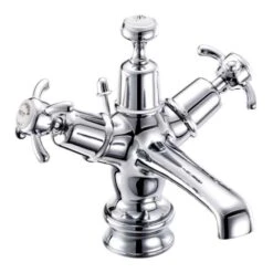 Burlington Anglesey Regent Basin Mixer Tap With High Central Indice And Click Clack Waste -Vado Sale Store burlington anr4 qt main