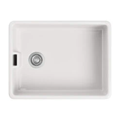 Butler & Rose Belfast Butler Kitchen Sink With Victoria Kitchen Tap & Basket Strainer Waste 20 Butler & Rose Belfast Butler Kitchen Sink With Victoria Kitchen Tap & Basket Strainer Waste -Vado Sale Store butler and rose belfast weir overflow cutout1 1