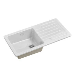 Butler & Rose Farmhouse 1 Bowl White Ceramic Kitchen Sink With Reversible Drainer - 1000 X 500mm 15 Butler & Rose Farmhouse 1 Bowl White Ceramic Kitchen Sink With Reversible Drainer - 1000 X 500mm -Vado Sale Store butler and rose farmhouse 1 bowl ceramic sink cutout 1