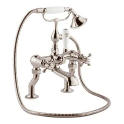 Butler & Rose Caledonia Crosshead Bath Shower Mixer With Shower Kit - Chrome -Vado Sale Store butler rose bath shower mixer 76275nk main5B15D5B15D