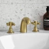 Butler & Rose Beatrice Brushed Brass 3 Hole Basin Mixer Tap