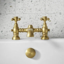 Butler & Rose Beatrice Brushed Brass Bath Filler 9 Butler & Rose Beatrice Brushed Brass Bath Filler -Vado Sale Store butler rose beatrice brushed brass bath filler1