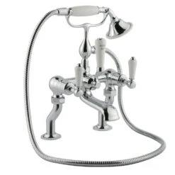 Butler & Rose Caledonia Lever Bath And Shower Mixer Tap With Shower Kit - Chrome -Vado Sale Store butler rose caledonia bath shower mixer chrome