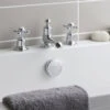 Butler & Rose Caledonia Crosshead 3 Hole Bath Filler - Chrome -Vado Sale Store butler rose caledonia cross 3hole deck bath filler