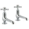 Butler & Rose Caledonia Crosshead Long Nose Basin Pillar Taps - Nickel 1 Butler & Rose Caledonia Crosshead Long Nose Basin Pillar Taps - Nickel -Vado Sale Store butler rose caledonia cross basin pillar taps