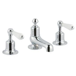 Butler & Rose Caledonia Lever 3 Hole Long Nose Basin Mixer - Nickel 9 Butler & Rose Caledonia Lever 3 Hole Long Nose Basin Mixer - Nickel -Vado Sale Store butler rose caledonia lever 3 hole basin tap