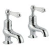 Butler & Rose Caledonia Lever Bath Pillar Taps - Chrome