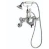 Butler & Rose Caledonia Pinch Wall Mounted Bath Mixer With Shower Kit - Nickel 2 Butler & Rose Caledonia Pinch Wall Mounted Bath Mixer With Shower Kit - Nickel -Vado Sale Store butler rose caledonia pinch wall bath shower mixer