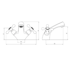 Butler & Rose Carlton Mono Basin Mixer With Waste -Vado Sale Store butler rose carlton mono basin tap waste tech