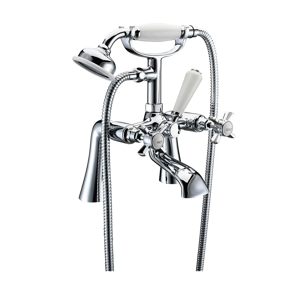 Butler & Rose Loretta Traditional Bath Shower Mixer With Handset Kit 5 Butler & Rose Loretta Traditional Bath Shower Mixer With Handset Kit - Image 3