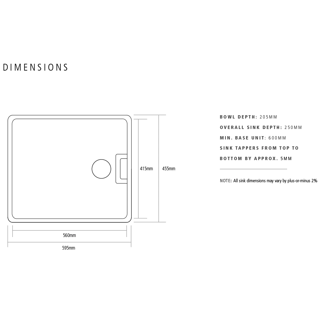 Caple Single Bowl White Ceramic Belfast Sink With Weir Overflow - 595 X 455mm 6 Caple Single Bowl White Ceramic Belfast Sink With Weir Overflow - 595 X 455mm - Image 4