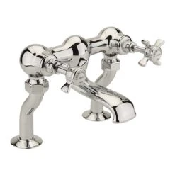 Sagittarius Churchman Chrome Bath Filler With Deck Mounting Legs