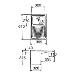 Clearwater Small White Ceramic Laundry Sink - 395 X 610mm 7 Clearwater Small White Ceramic Laundry Sink - 395 X 610mm -Vado Sale Store clearwater cls tech