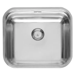 Reginox Colorado Comfort Single Bowl Stainless Steel Sink & Waste - 445 X 393mm