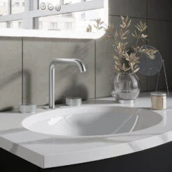 Crosswater 3ONE6 Stainless Steel 3 Hole Basin Mixer Tap 9 Crosswater 3ONE6 Stainless Steel 3 Hole Basin Mixer Tap -Vado Sale Store crosswater 3one6 3 hole basin mixer lifestyle 3