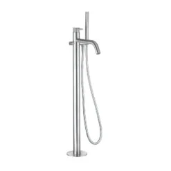 Crosswater 3ONE6 Stainless Steel Floorstanding Bath Shower Mixer Tap