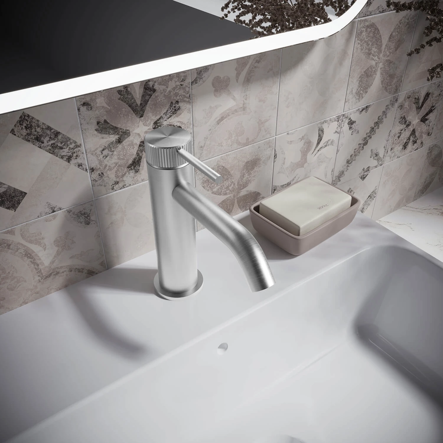 Crosswater 3ONE6 Stainless Steel Mono Basin Mixer 4 Crosswater 3ONE6 Stainless Steel Mono Basin Mixer - Image 2