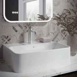 Crosswater 3ONE6 Stainless Steel Mono Basin Mixer 10 Crosswater 3ONE6 Stainless Steel Mono Basin Mixer -Vado Sale Store crosswater 3one6 mono basin mixer lifestyle 3