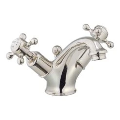 Crosswater Belgravia Crosshead Lux Mono Basin Mixer & Pop Up Waste - Chrome -Vado Sale Store crosswater belgravia basin mixer tap nickel