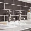 Crosswater Belgravia Crosshead Cloakroom Basin Pillar Taps - Unlacquered Brass -Vado Sale Store crosswater belgravia cloakroom basin pillar taps