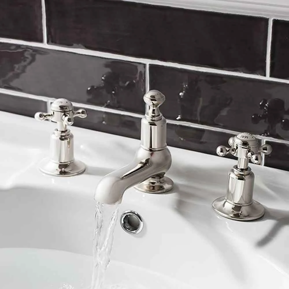 Crosswater Belgravia Crosshead 3 Hole Basin Mixer - Chrome 8 Crosswater Belgravia Crosshead 3 Hole Basin Mixer - Chrome - Image 6