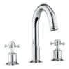 Crosswater Belgravia Crosshead 3 Hole Tall Basin Mixer & Pop-up Waste -Vado Sale Store crosswater belgravia crosshead 3 hole basin mixer
