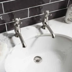 Crosswater Belgravia Crosshead Long Nose Basin Tap - Chrome