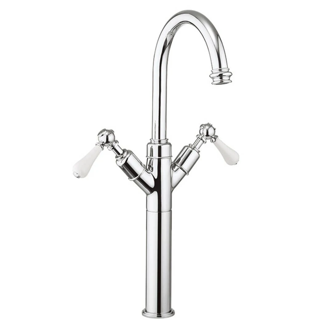 Crosswater Belgravia Lever Tall Monobloc Basin Mixer 4 Crosswater Belgravia Lever Tall Monobloc Basin Mixer - Image 2