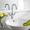 Crosswater Belgravia Lever Tall Monobloc Basin Mixer 1 Crosswater Belgravia Lever Tall Monobloc Basin Mixer -Vado Sale Store crosswater belgravia lever tall monobloc basin tap lifestyle