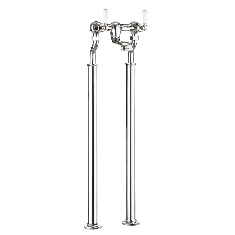 Crosswater Belgravia Lever Floor Standing Bath Filler 3 Crosswater Belgravia Lever Floor Standing Bath Filler