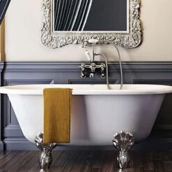 Crosswater Belgravia Crosshead Wall Mounted Bath Shower Mixer With Handset Kit 10 Crosswater Belgravia Crosshead Wall Mounted Bath Shower Mixer With Handset Kit -Vado Sale Store crosswater bl422dc bl004wc detail3