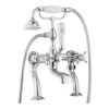 Crosswater Belgravia Crosshead Bath Shower Mixer - Nickel