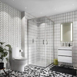 Crosswater Central 2 Outlet 2 Handle Shower Bundle - Chrome 10 Crosswater Central 2 Outlet 2 Handle Shower Bundle - Chrome -Vado Sale Store crosswater central 2 outlet shower bundle room set