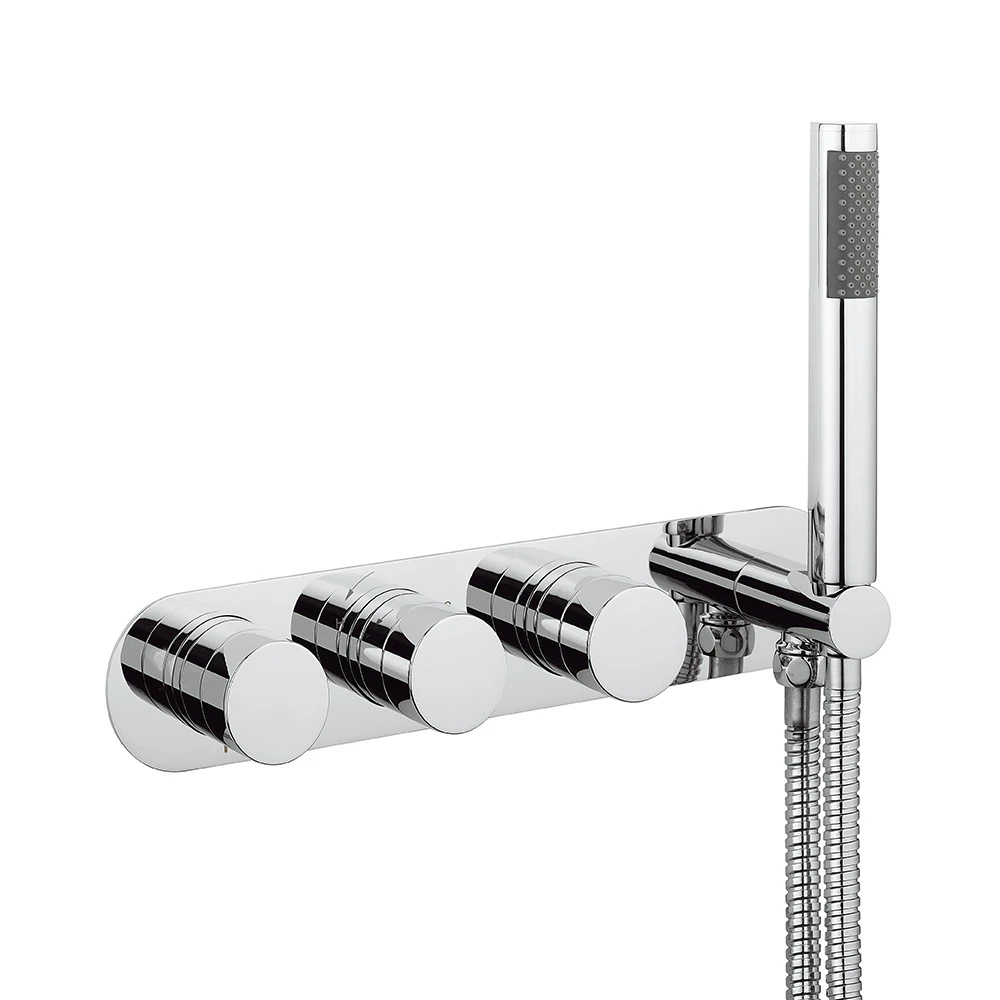 Crosswater Central 2 Outlet Concealed Thermostatic Shower Valve With Shower Kit 3 Crosswater Central 2 Outlet Concealed Thermostatic Shower Valve With Shower Kit