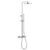 Crosswater Curve Exposed Thermostatic Shower Valve With Rigid Riser & Handset Kit 1 Crosswater Curve Exposed Thermostatic Shower Valve With Rigid Riser & Handset Kit -Vado Sale Store crosswater curved multifunction exposed shower valve kit cutout