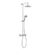 Crosswater Fusion Thermostatic Exposed Shower Kit With Fixed Head & 3 Mode Shower Handset 2 Crosswater Fusion Thermostatic Exposed Shower Kit With Fixed Head & 3 Mode Shower Handset -Vado Sale Store crosswater fusion shower kit fixed handset
