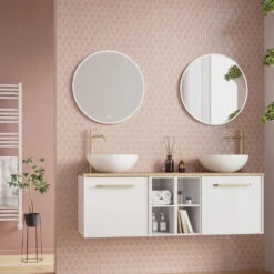 Crosswater Infinity Illuminated Mirror With Colour Change LED's - 600mm -Vado Sale Store crosswater infinity illumiminated mirror 500mm lifestyle7