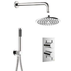 Crosswater MPRO 2 Outlet 2 Handle Shower Bundle - Chrome
